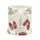 image 3 of Mug: 1 x 300ml Emma Bridgewater Christmas Mittens Half Pint Mug, Ceramic White