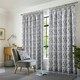 image 1 of Scandi Pencil Pleat Taped Lined Curtains - 168cm x 183cm - Silver