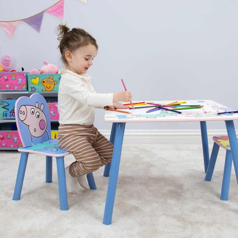 image 1 of Peppa Pig Playful Table And Chairs