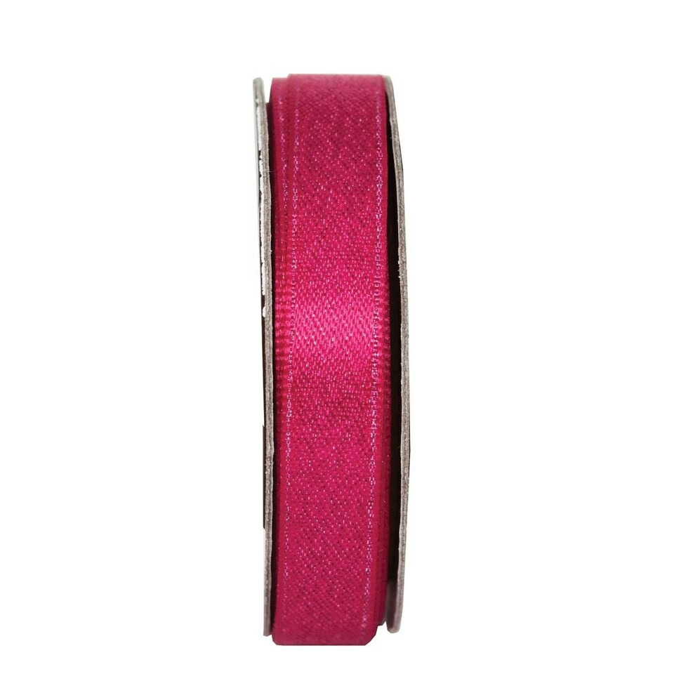 3m Ribbon - Glitter Satin - Fuchsia