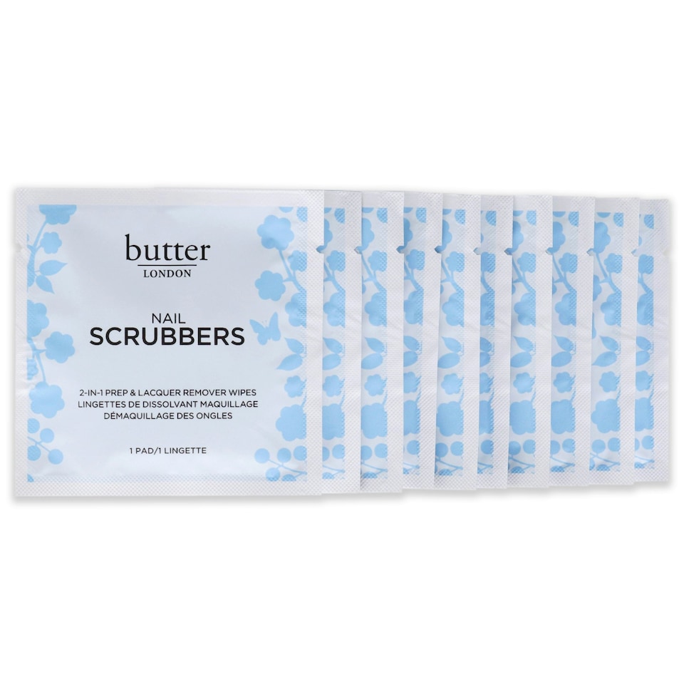 image 1 of Nail Scrubbers by Butter London for Women - 10 Pc Wipes