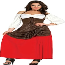 Fancy Dress Adult Womens Fancy Dress Barwomen - L