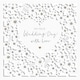 image 2 of Stunning Floral Laser Cut Design 'On Your Wedding Day Congratulations Card