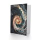 image 2 of Greeting Card Space Whirlpool Spiral Galaxy M51 Watercolour Birthday