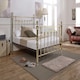 image 2 of 4ft6 Double Brass Finish,Traditional Antique Victorian Metal Bed Frame Bedstead,