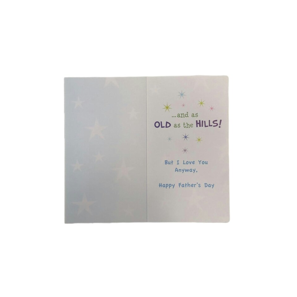 image 1 of Funny Father's Day Greeting Card Dad, You are as Timeless as the Valleys