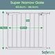image 4 of Bettacare Super Narrow Pet Gate, Black, 60.5cm - 66.5cm, Extra Narrow Dog Gate, Safety Barrier for Puppies and Pets