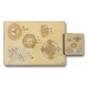 image 1 of Set Of 12 Placemats And Coasters With Wood Bottom High End Print Technology