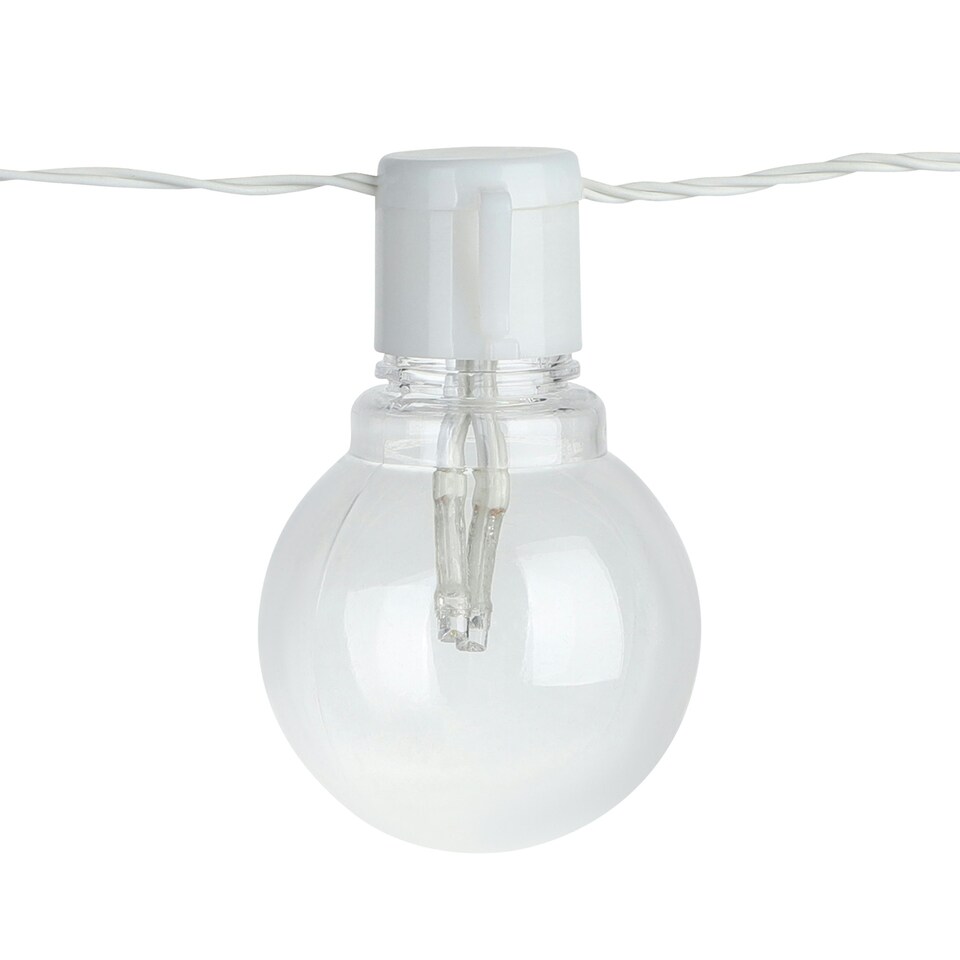 image 1 of Eglo Partaj LED 4.5 Meter White Transparent Outdoor Fairy Lights Black