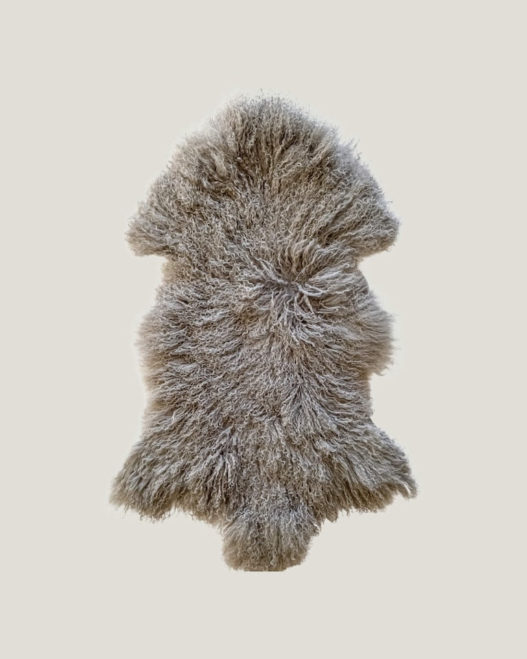 image 1 of Naturally Sheepskin Mongolian Single Rug