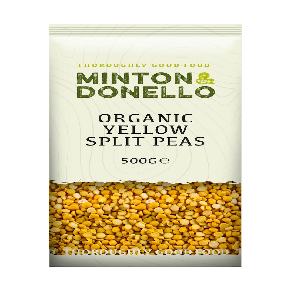 image 1 of Minton & Donello Organic Yellow Split Peas 6 x 500g