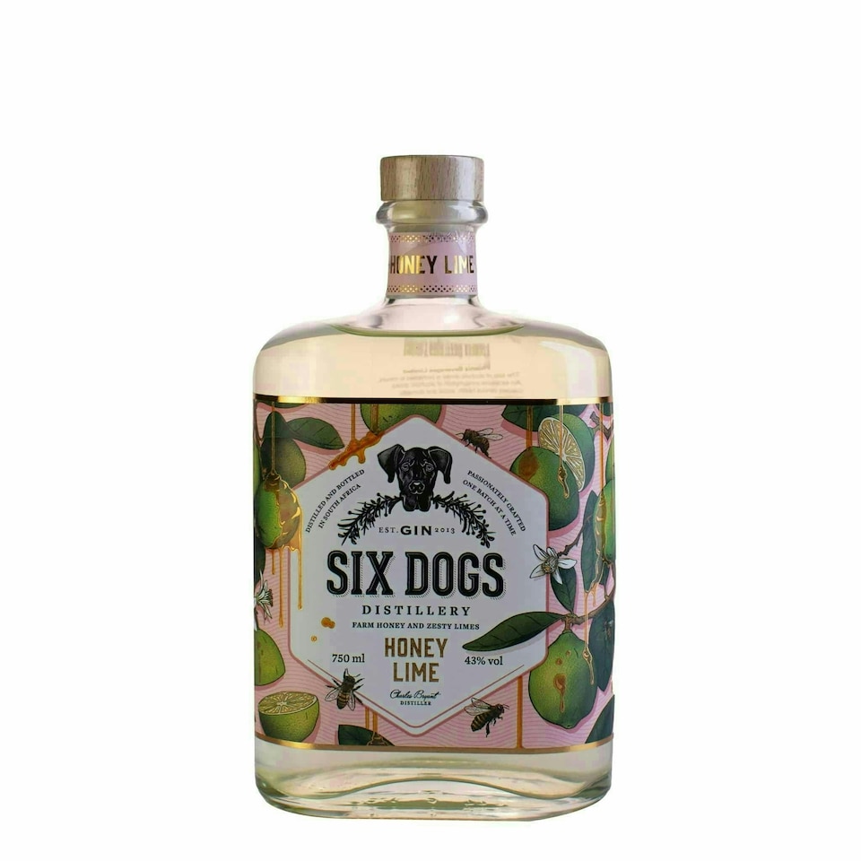 image 1 of Six Dogs Honey Lime Gin