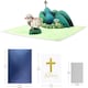image 5 of Baptism Lamb Cross Holy Congratulations 3D Pop Up Greeting Card