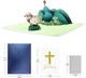 image 5 of Baptism Lamb Cross Holy Congratulations 3D Pop Up Greeting Card