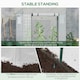 image 5 of Outsunny 200x76x168cm Walk-in Garden Greenhouse Plant Warm House