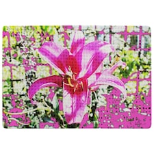 Pink flower (Rug) Pink | Medium: 80x150cm