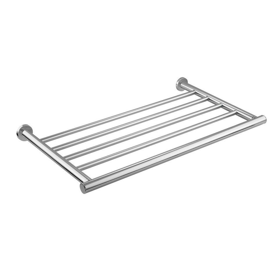 image 1 of Cosmic Wall Mounted Towel Rail with Chrome Stainless Steel Finish for Bathroom