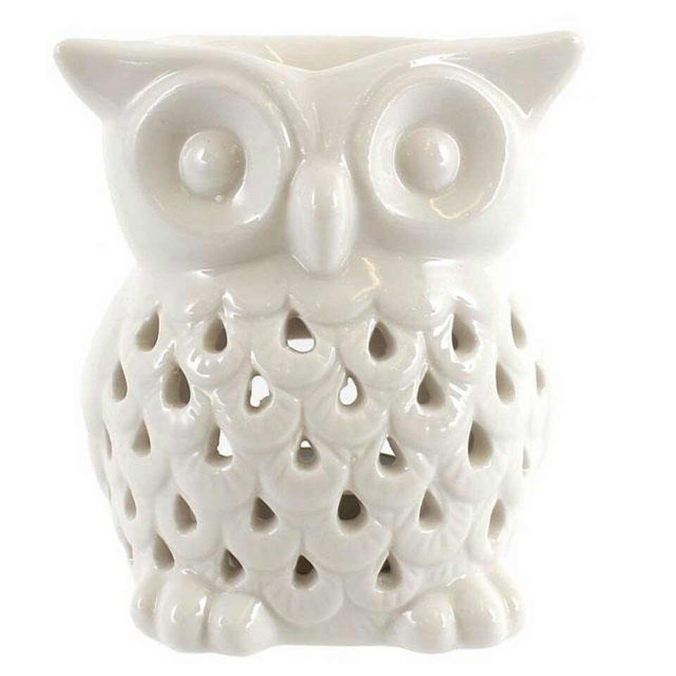 Something Different Owl Oil Burner - White - One Size