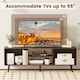 image 7 of COSTWAY 120cm Entertainment Center TV Stand for 55 Inches Brown Brown