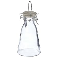 Interiors by Premier Water Storage Bottle, Personalized Clear Glassware Bottle, Versatile Transparent Drinking Water Bottle