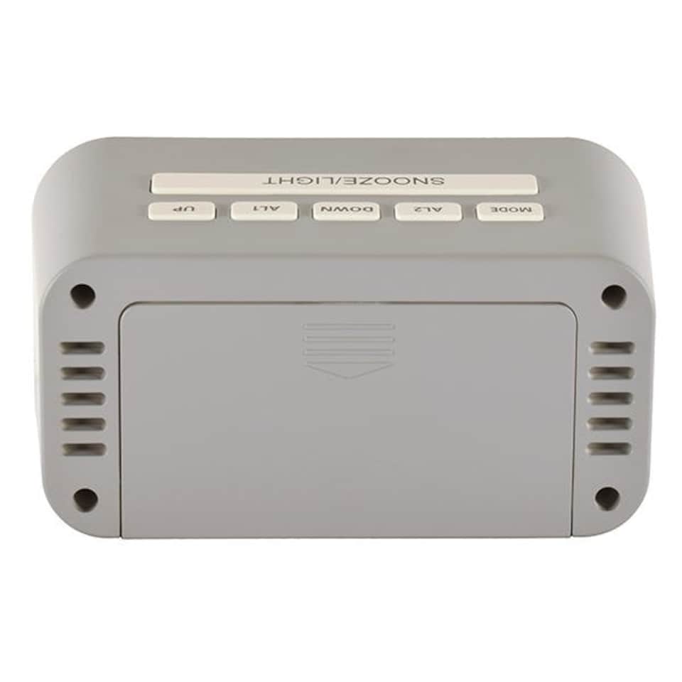image 1 of Acctim Alta Alarm Clock Owl Grey