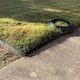 image 2 of Flexible Black Plastic Garden Lawn Edging with 40 Pegs (10m) - 3 Rolls