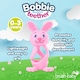 image 3 of Brush Baby Bobbie Bunny Baby Teether Toy Rose Pink | Twist & Bounce Teething Toy