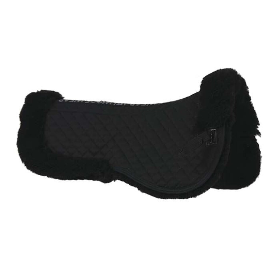 image 1 of Woof Wear Sheepskin Half Pad Black | Size: Large
Colour: Black