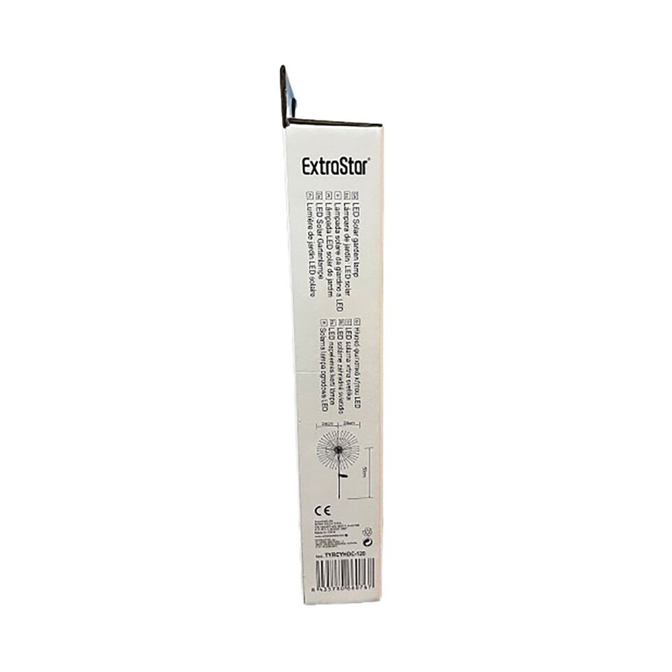 image 1 of Solar LED Garden Stake Light 120 LEDs Multicolor 3000K Adjustable Waterproof IP44 Outdoor Lamp