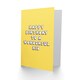 image 2 of Wonderful Kid Bright Fun Hippie Letters Non Binary Birthday Card