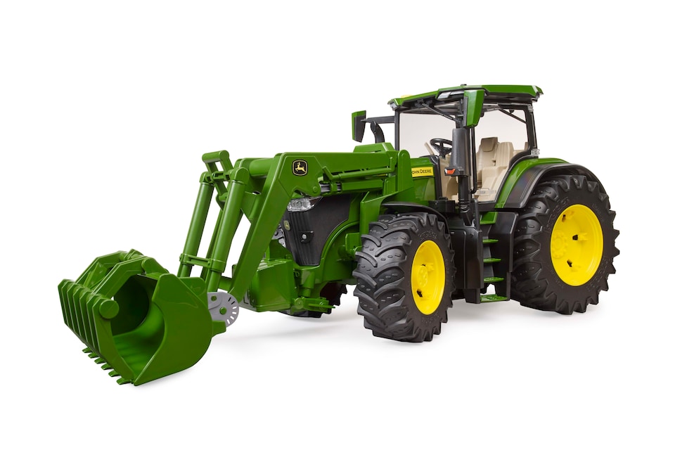 image 1 of Bruder John Deere 7R 350 with frontloader Construction Loader Model