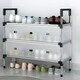 image 2 of Living and Home 3-Layer Shoe Rack Cabinet