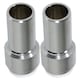 image 9 of SPARES2GO Radiator Valve 15mm x 10mm Pushfit Chrome Speed Fit Reducing Straight Compression Stem (Pack of 2)