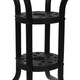 image 8 of Garden Table & Folding Deck Chairs Set 2 4 Seater Outdoor Patio Dining Furniture | Grey | Table + 2 Grey Chairs