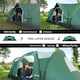 image 3 of Outsunny Outdoor  Camping Tent For 5-6 W/ Bag, Fibreglass & Steel Frame
