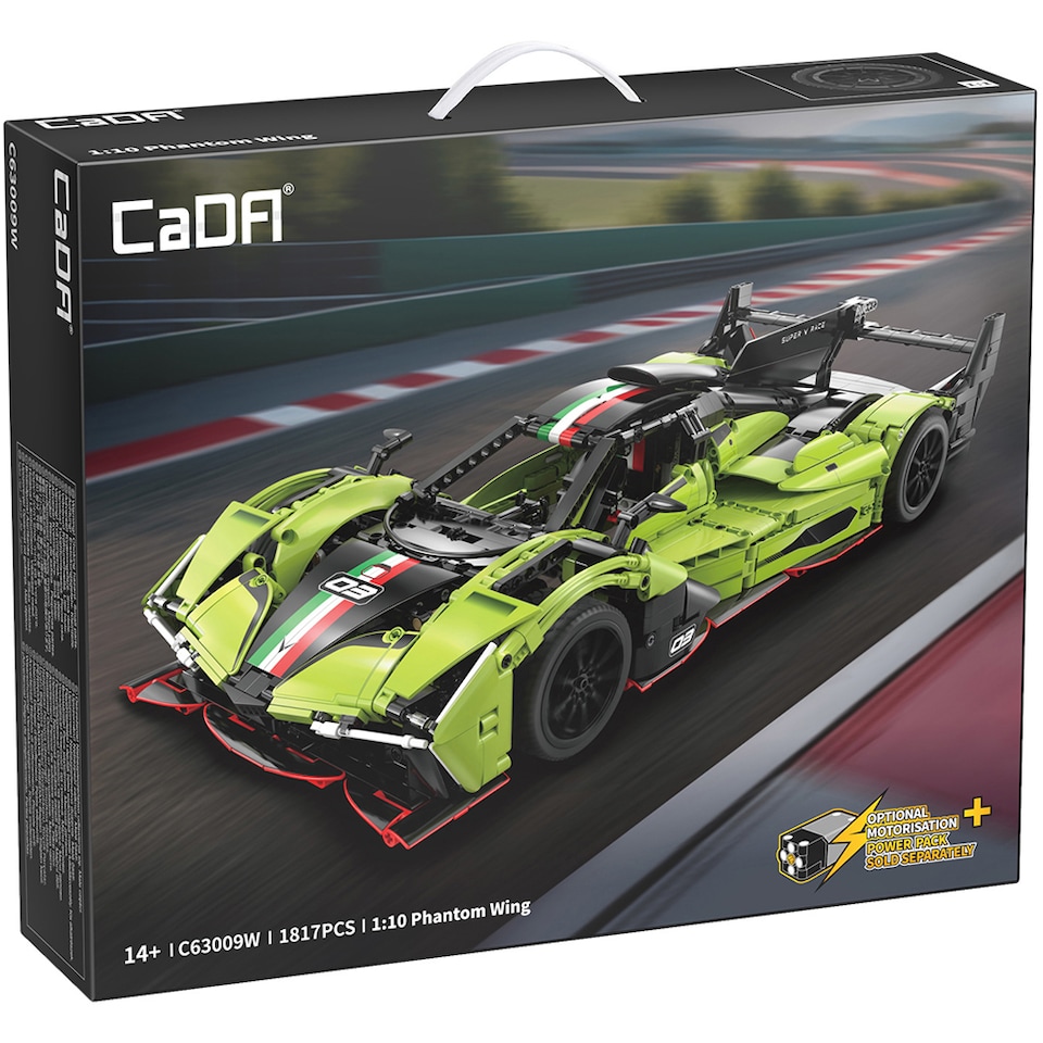 image 1 of Cada Phantom Wing Car Construction Toy Scale 1:10