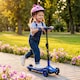 image 2 of AIYAPLAY Electric Scooter for Age 6-10, 3 Wheel Foldable Kids Scooter | Blue