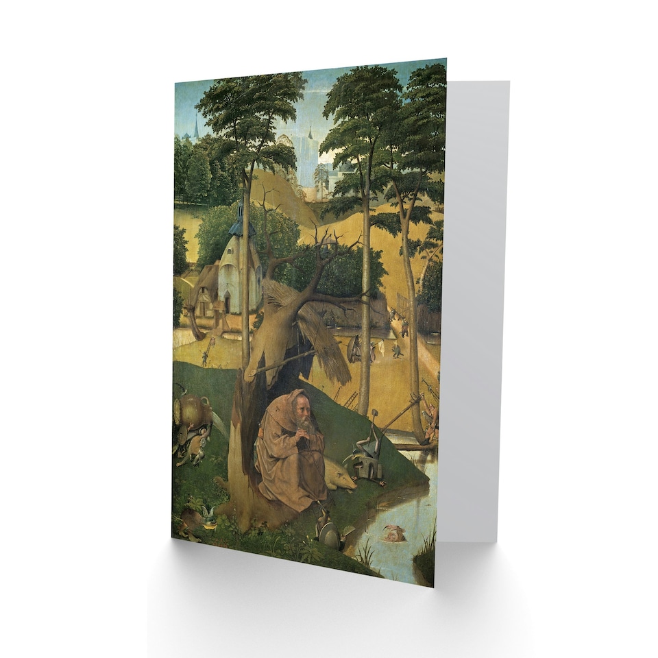 image 1 of Hieronymus Bosch Art Card Temptations of Saint Anthony