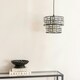 image 2 of ValueLights Elise Acrylic Jewel Black Two Tier Easy Fit Lamp Shade