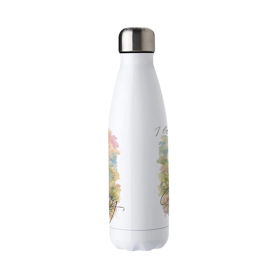 image 1 of Fuzzy Mouse Reusable Metal Water Bottle - For Granny