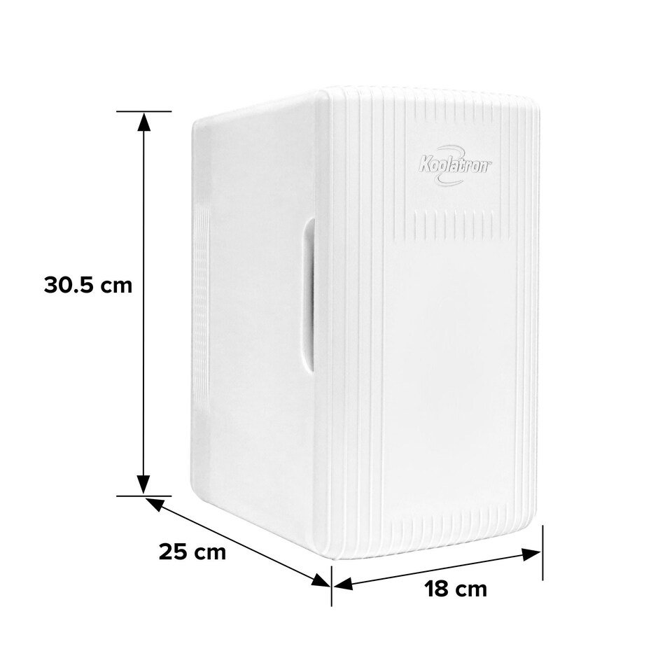 image 1 of Koolatron 6L/8 Can Portable Mini Fridge | AC/DC Cooler & Warmer | White