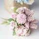 image 3 of Living and Home Artificial Bouquet Flower Home Wedding Decor - Purple