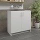 image 2 of JD Greta Kitchen Base Sink Unit 800mm Cabinet With Doors 80cm - White Matt