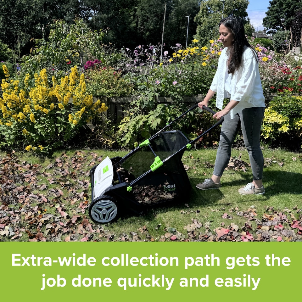 image 1 of Drew&Cole Leaf Chief - Push Leaf and Grass Collector
