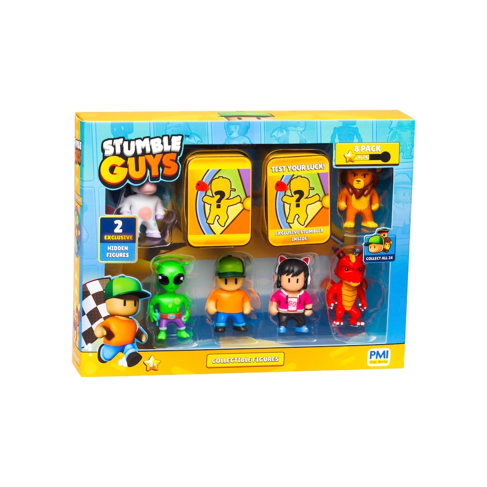 image 1 of Stumble Guys 2" Mini Figures 8PK Deluxe Box