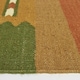 image 4 of Homescapes Lundi Orange and Green Kilim Cotton and Jute Rug - 120 x 170 cm