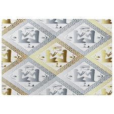 Egyptian Hieroglyphs in Gold & Silver (Rug) Multi | Medium: 80x150cm