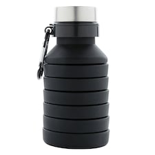 XD Collection Collapsible Silicone 550ml Bottle - Black - One Size Black | One Size