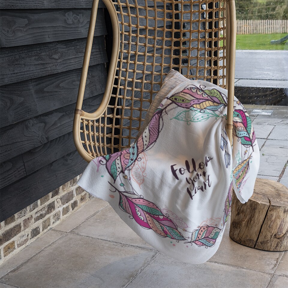 image 1 of Follow Your Heart Blanket | Multi