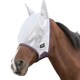 image 2 of Weatherbeeta Comfitec Essential Mesh Mask - White/Maroon/Grey - Pony